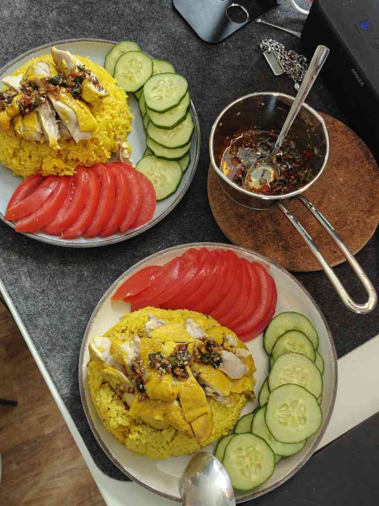 Easy Hainanese Chicken Rice