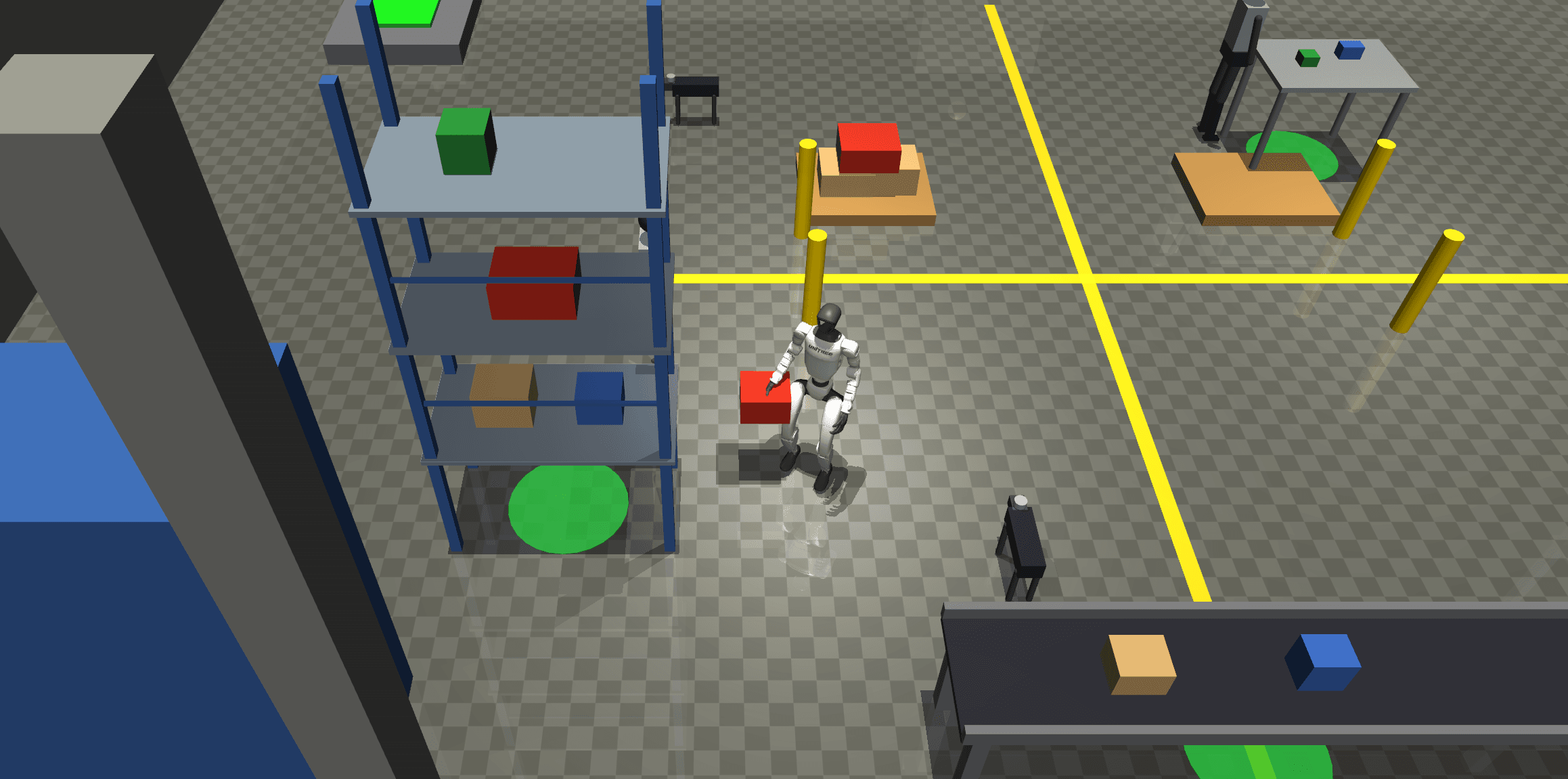 MuJoCo simulation environment